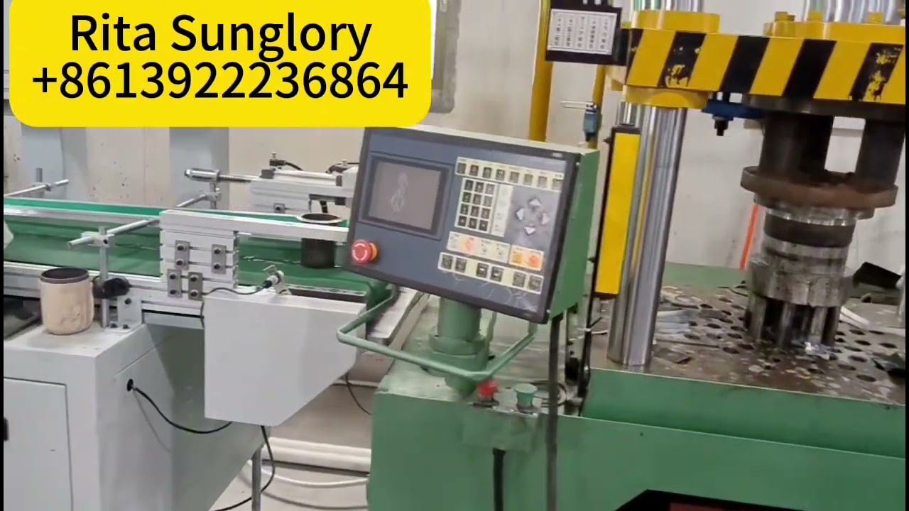 Steel glass automatic production line Water glass making machine #automatic #cookwaremachine