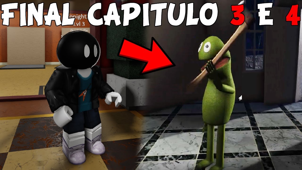 NOVO CAPITULO 3 E 4! ESTAMOS EM UMA MANSÃO COM UM SAPO MONSTRO! - Roblox Frogge - NightExtreme