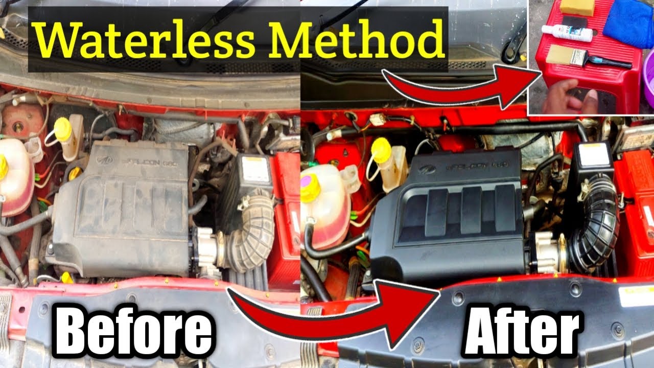 How to Clean & Restore Car Engine Bay without Water | Car Engine Cleaning new trick 2021