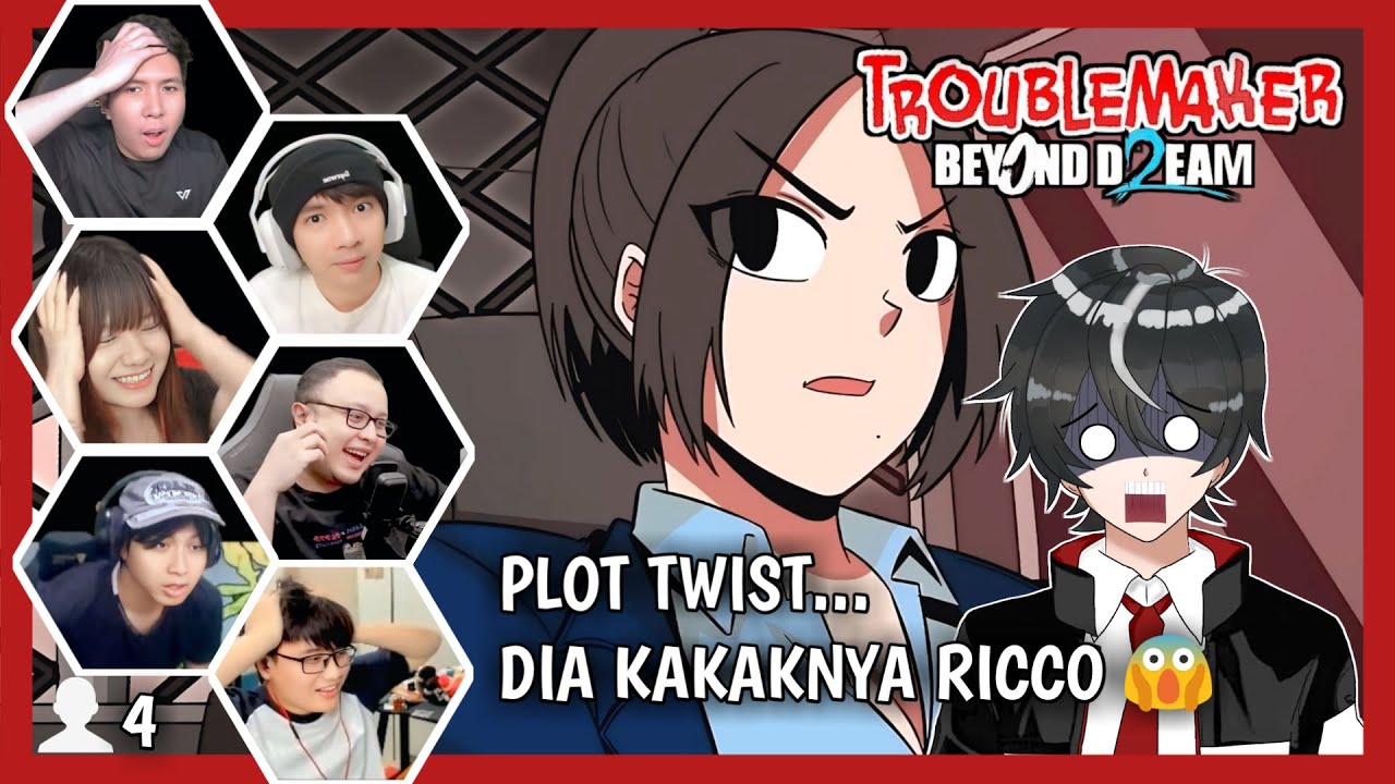 【Reaksi Gamers】CINTHYA KAKAKNYA RICCO ? 😱 | Troublemaker 2: Beyond Dream