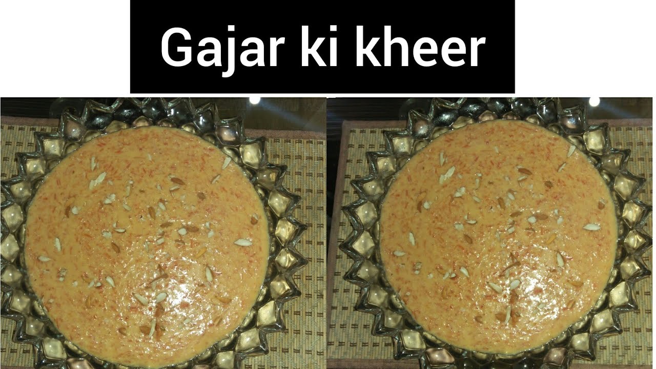 Gajar ki kheer (Gur wali) quick and easy recipe 😋😋