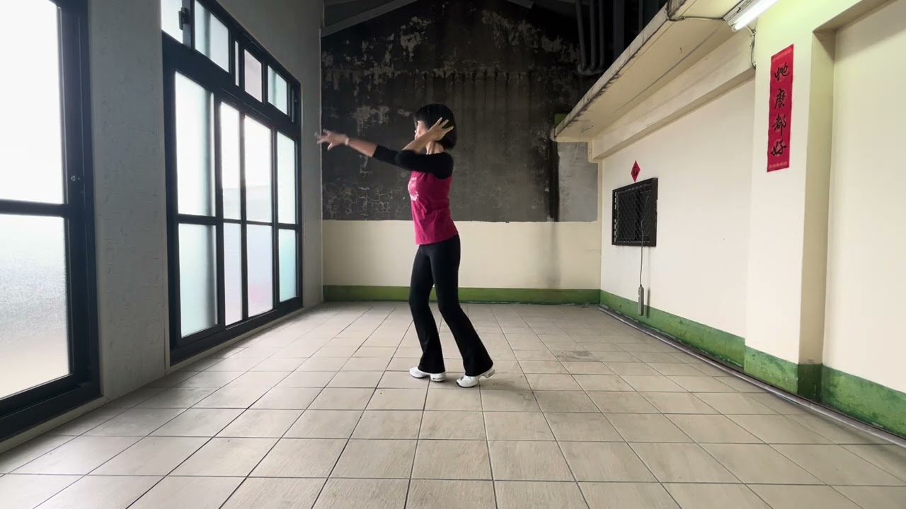 《夢你在懷中+今夜雨濛濛》#林必媜 #背面練習 感謝#陳采霞老師編舞 