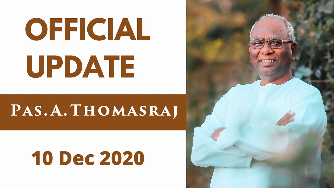 Health Update | Ps.Thomasraj | ACA Avadi