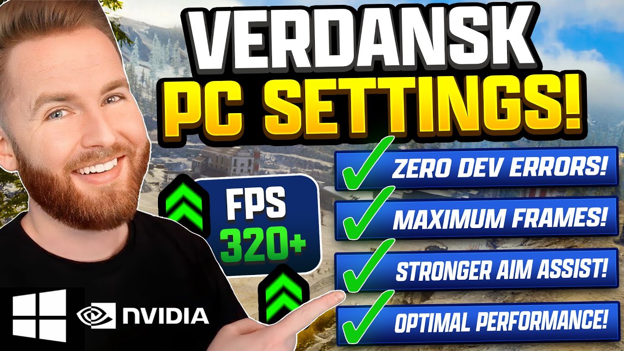 ЛУЧШИЕ НАСТРОЙКИ ПК ДЛЯ ВЕРДАНСКА! Графика Warzone, NVIDIA, Windows, контроллер, звук и многое др...