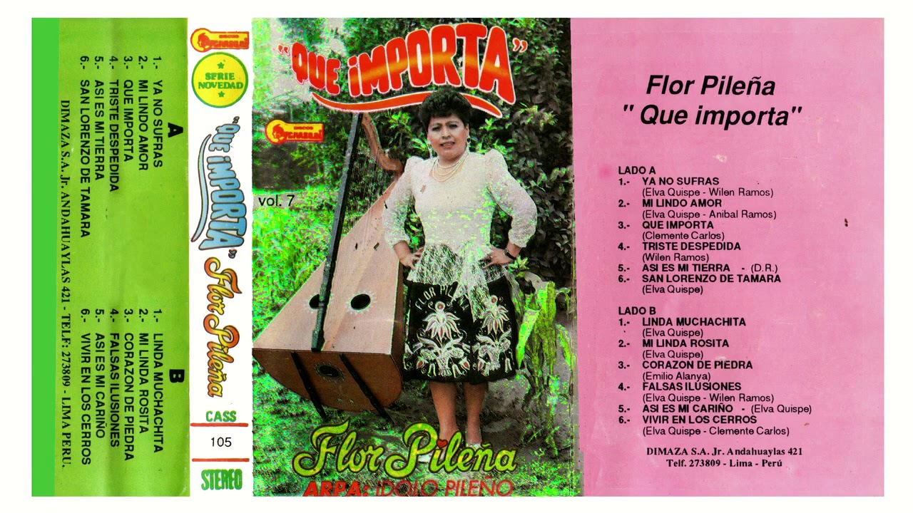 Flor Pileña y en el Arpa  Idolo Pileño Recuerdos Vol. 7