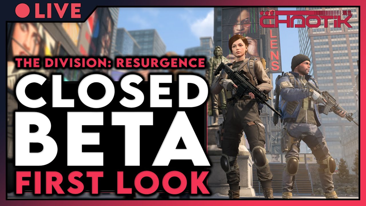 CLOSED BETA GAMEPLAY! CONSOLE LOOTER SHOOTER ON MOBILE?! |「The Division: Resurgence」