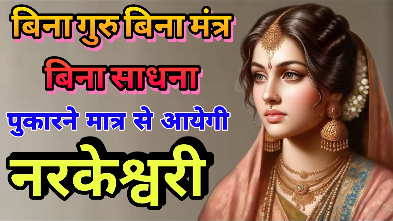 बिना गुरु बिना मंत्र पुकारने मात्र से प्रत्यक्ष होगी नरकेश्वरी यक्षिणी