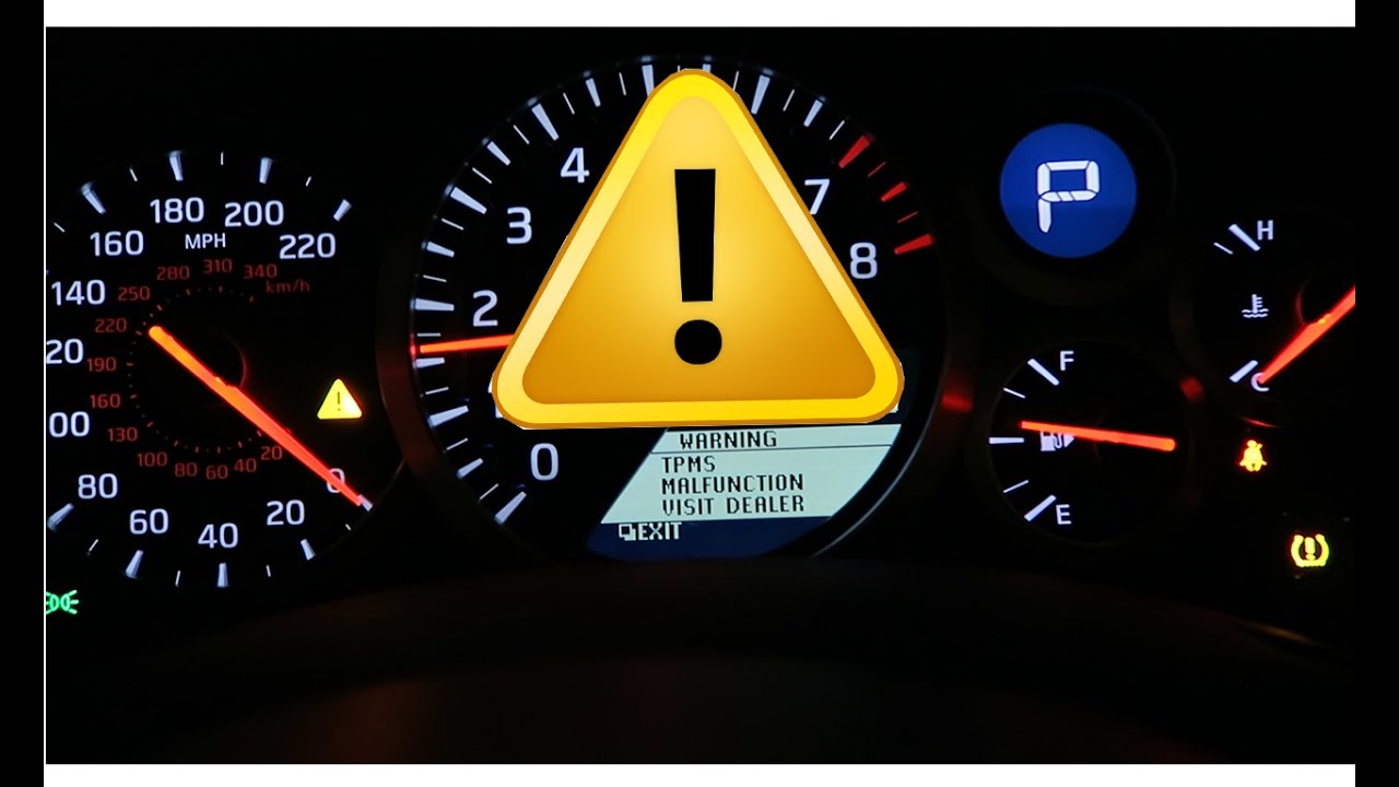 TPMS ERROR ON NISSAN GTR