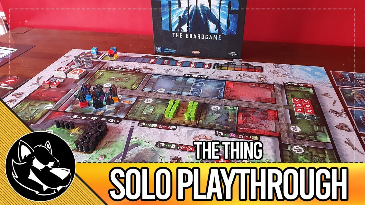 Настольная игра The Thing | Прохождение и обзор для одного игрока |