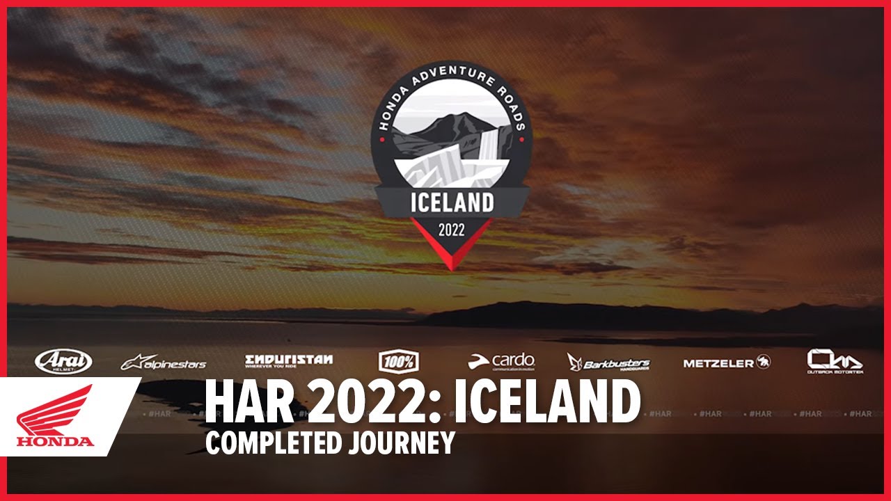 Honda Adventure Roads 2022: Iceland - Completed Journey
