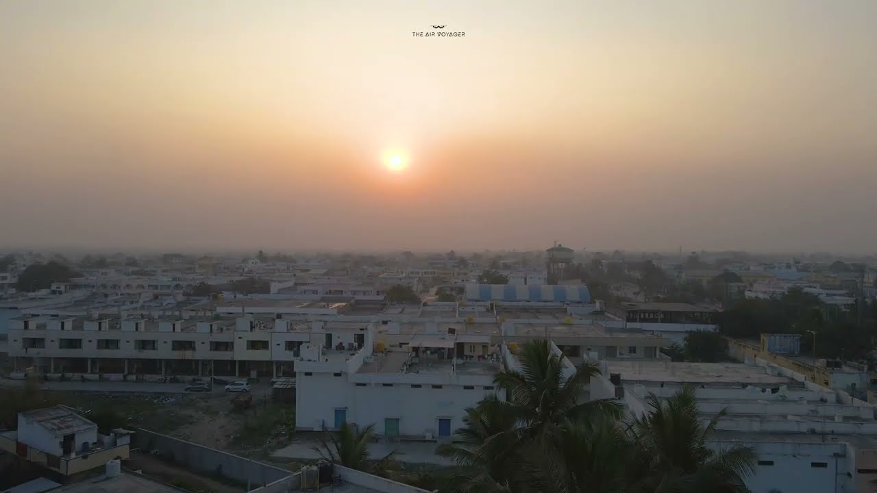 SINDHANUR CITY AERIAL VIEW | THE LAND OF PADDY | RAICHUR | THE AIR VOYAGER