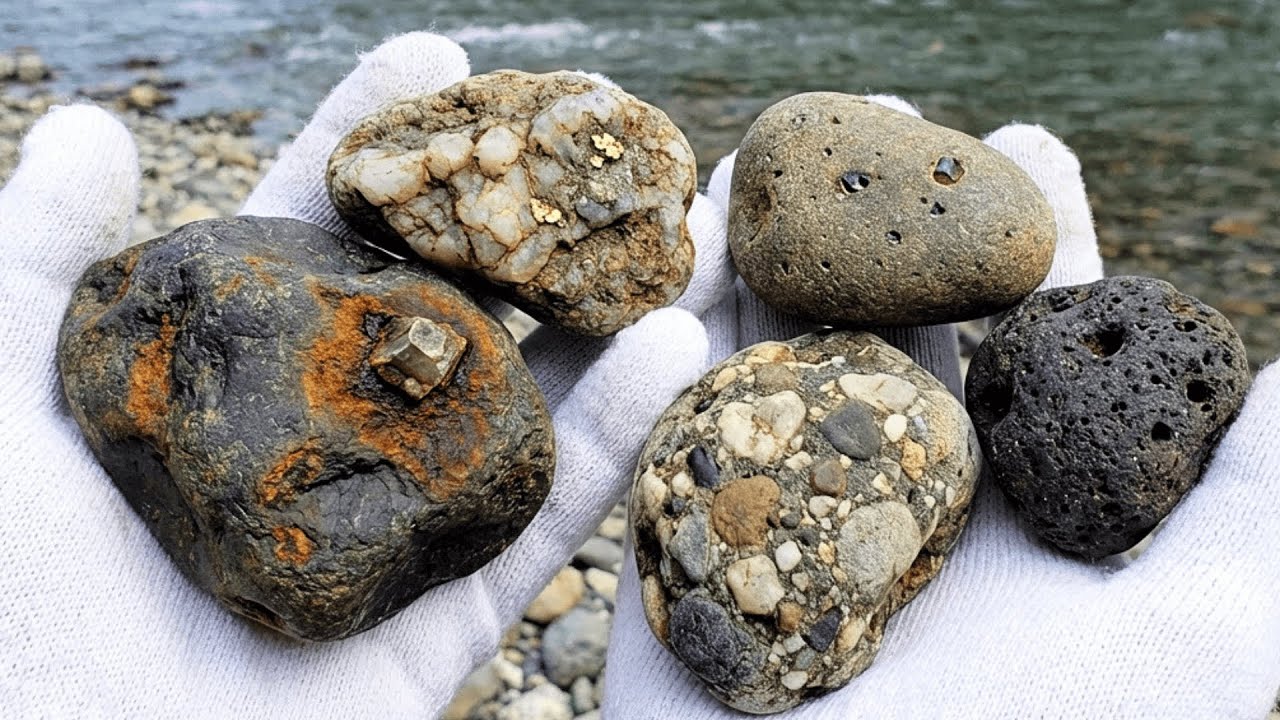 5 SEÑALES en Piedras de Río que Revelan Oro y Diamantes