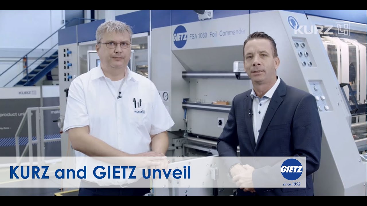 KURZ and GIETZ unveil ECOFIN® S and FSA 1060 Foil Commander