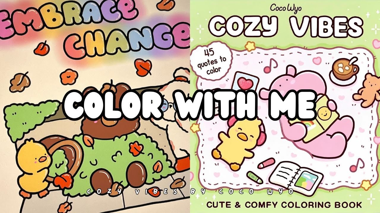 🎨✨ASMR Color with Me | No Music, No Talking | Digital on iPad Pro | Cozy Vibes by Coco Wyo