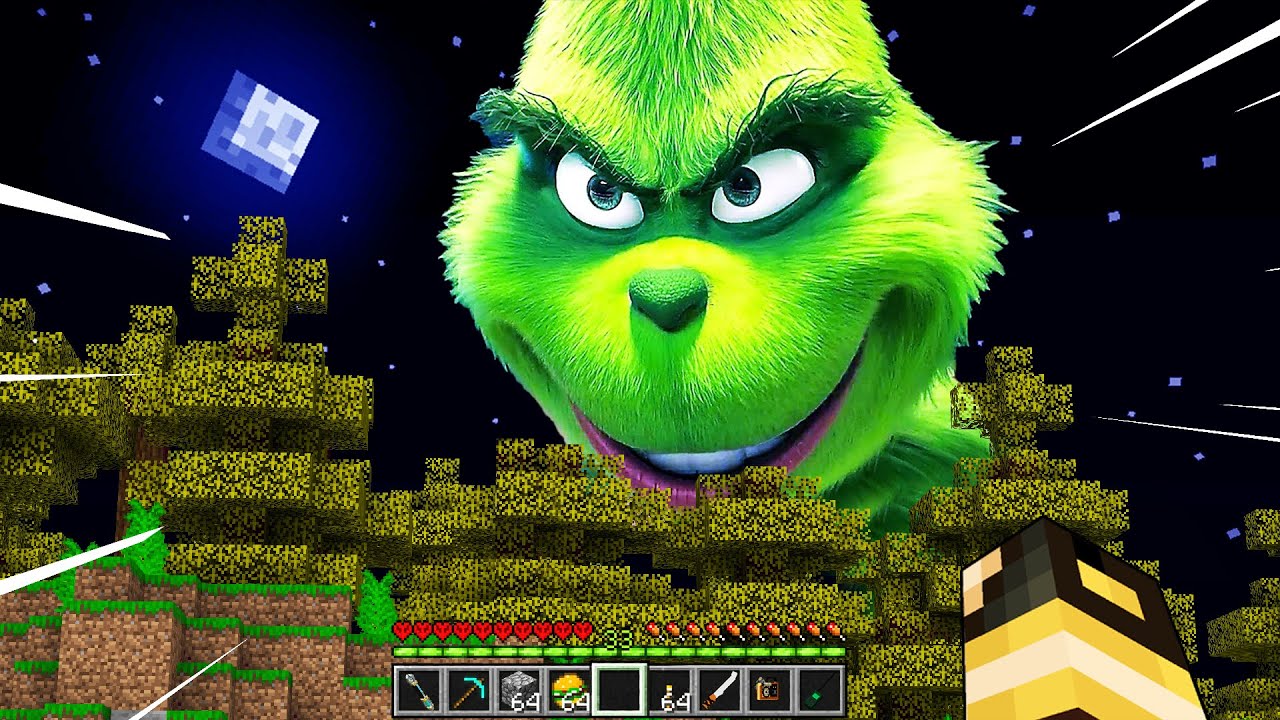 HO INCONTRATO IL GRINCH NEL MIO MONDO DI MINECRAFT!!
