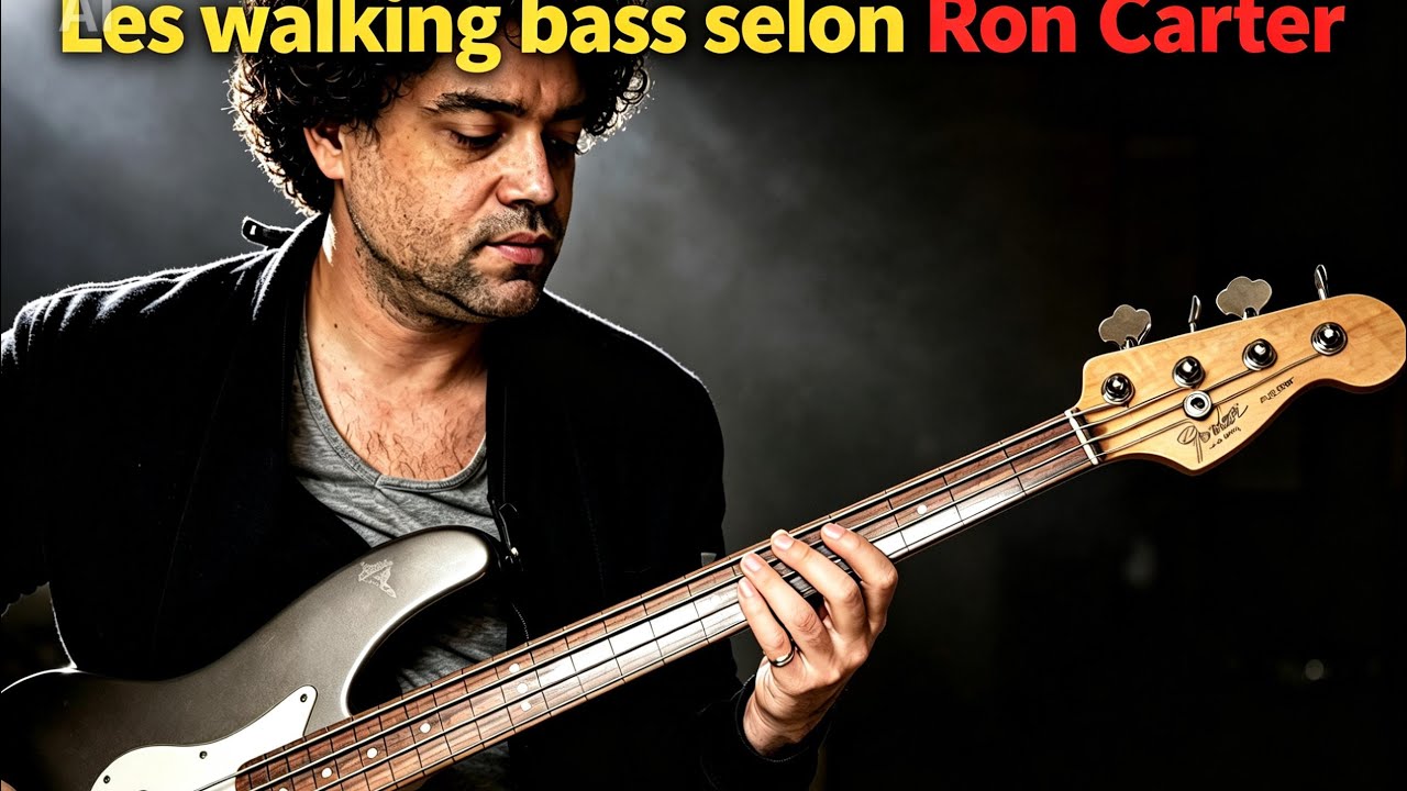 Walking Bass : 4 Techniques SECRÈTES de Ron Carter (Tutoriel Jazz Basse)