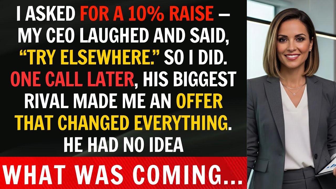 After 6 Years of Loyalty, My CEO Laughed at My 10% Raise Request — So I Quit for His Rival