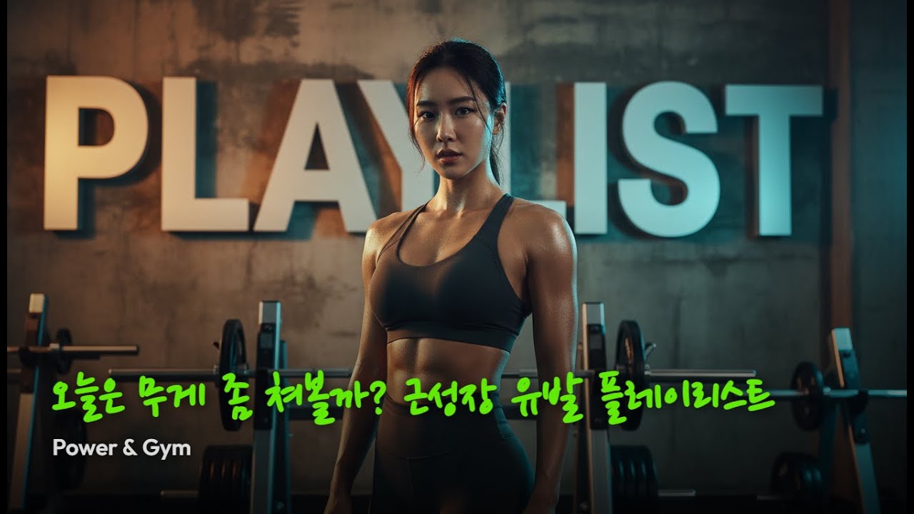 playlist 💪 오늘은 무게 좀 쳐볼까? 근성장 유발 플레이리스트 | Power & Gym