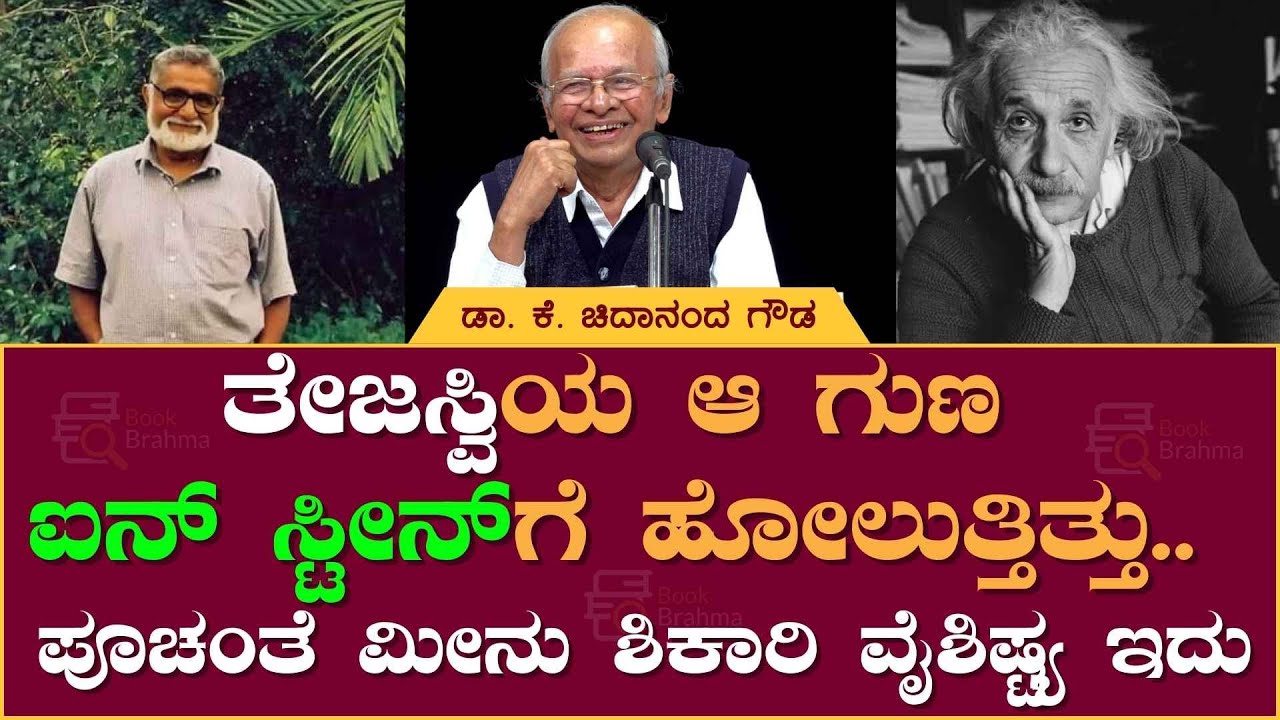 Why Tejaswi Went Fishing? | K Chidananda Gowda | Poornachandra Tejaswi Event | Book Brahma