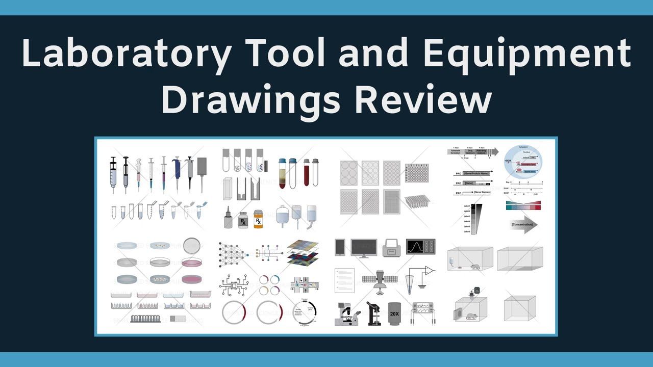 Laboratory Tool and Equipment Drawing Tutorial | Scientific Illustration
