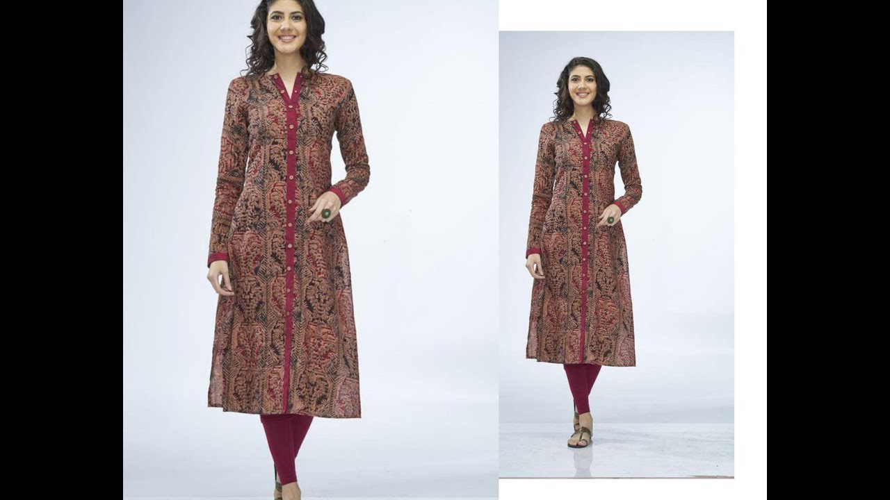 Elegant Front Slit Open Full  Sleeves Kurta Drafting & Cutting  Simple & Easy Making- Step by Step
