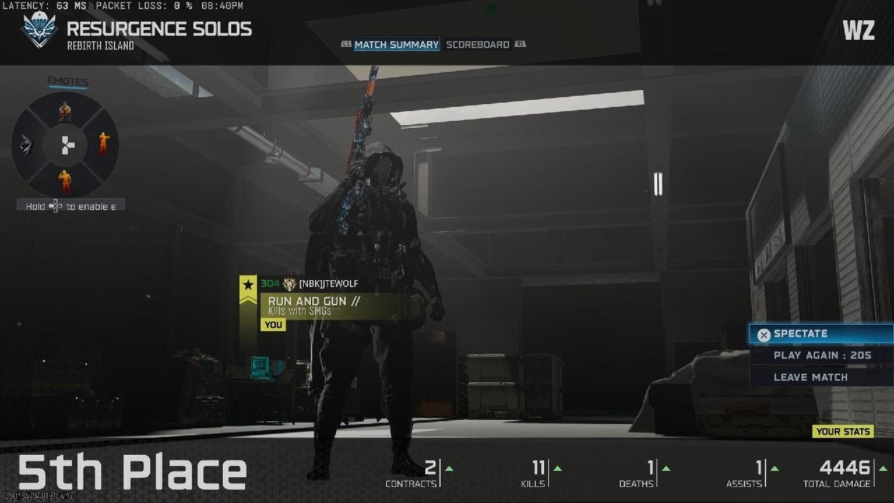 Call of Duty_Warzone Resurgence Solos 11&1