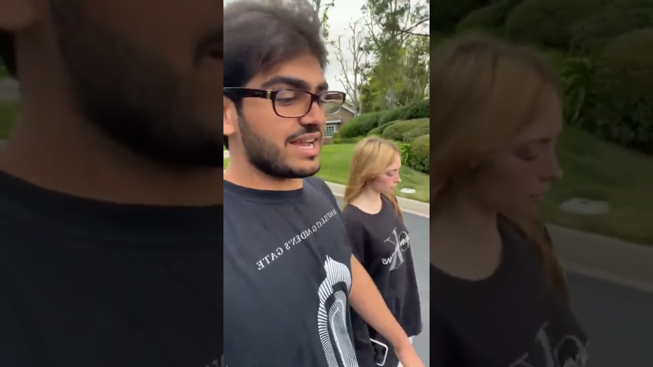 معاذ القحطاني مع حبيبته كايلي يتمشوا 😍
