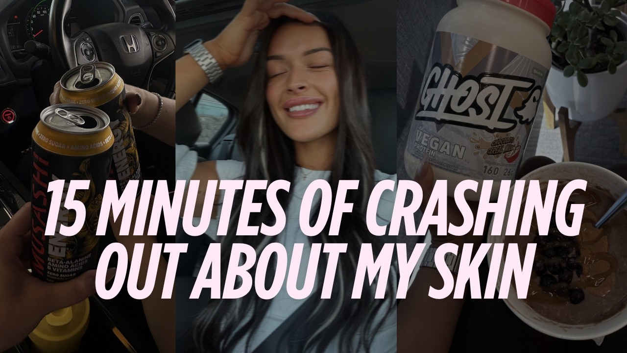 crashing out about my skin for 15 mins (weekly vlog)
