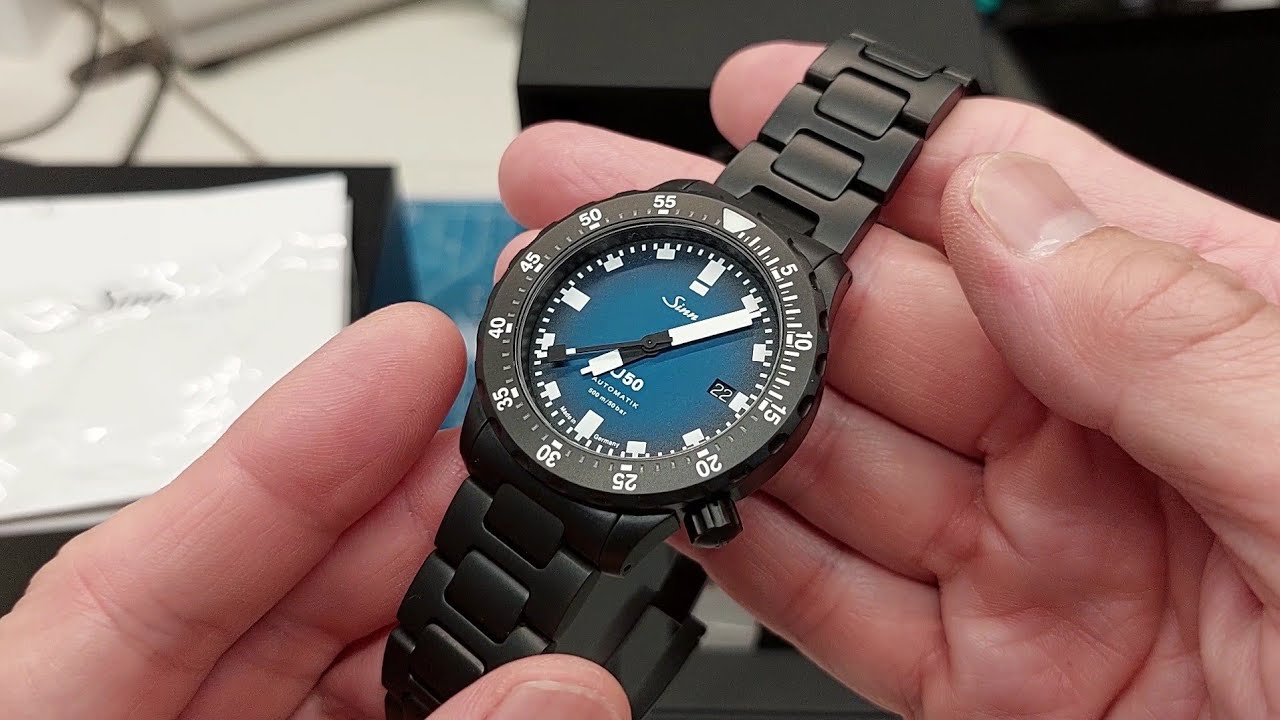 Sinn U50 S BS Fully Tegemented Black with Blue Gradient Dial Limited Edition Unboxing