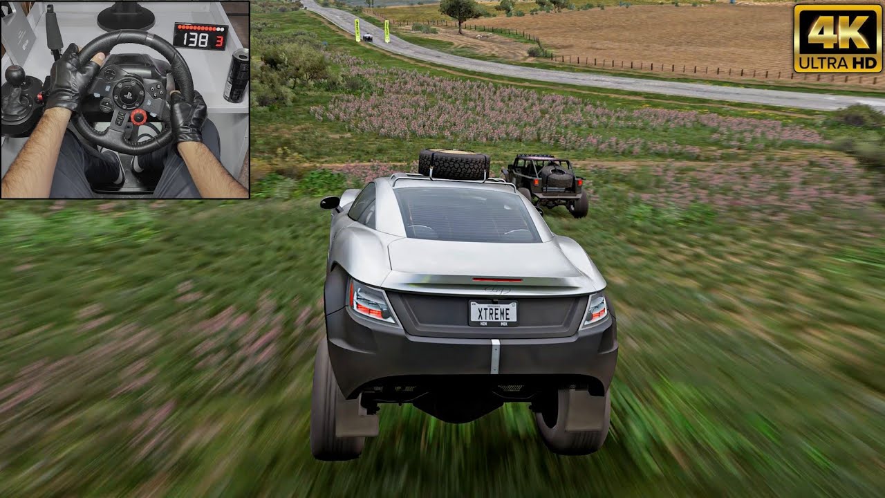 Forza Horizon 5 | 1000HP Rally Fighter VS Offroad Cars | Steering Wheel Gameplay