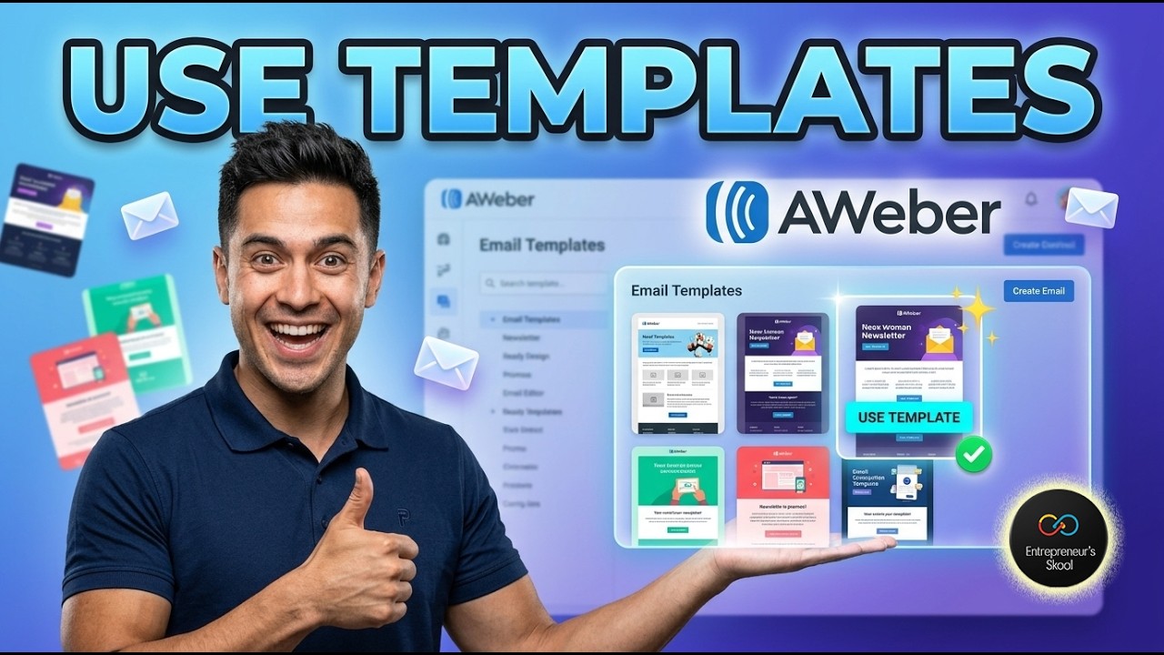 How To Use AWeber Email Templates [Step by Step]
