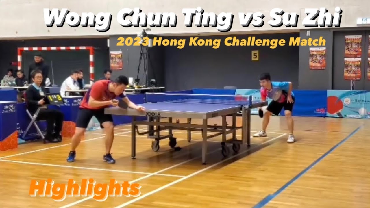 Battle of PENHOLDERS: Wong Chun Ting 黃鎮廷 vs Su Zhi 蘇致 | 2023 Hong Kong Challenge Match Highlights