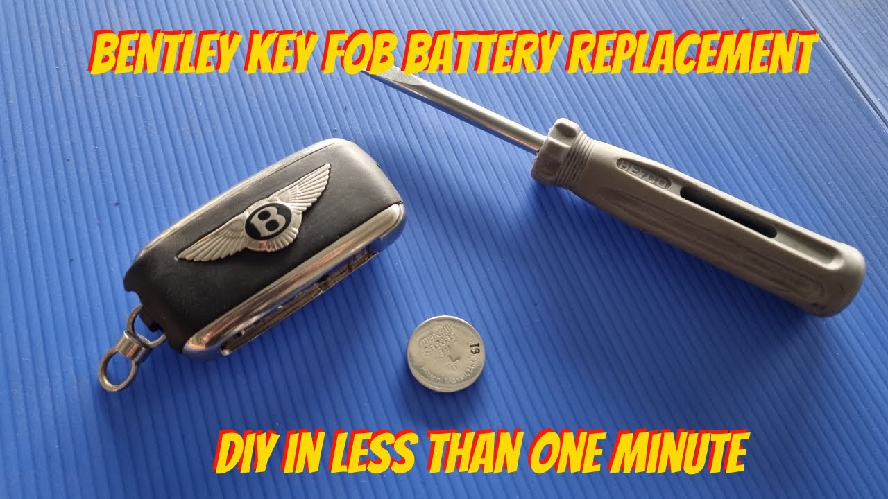Bentley Continental Key Fob Battery Replacement