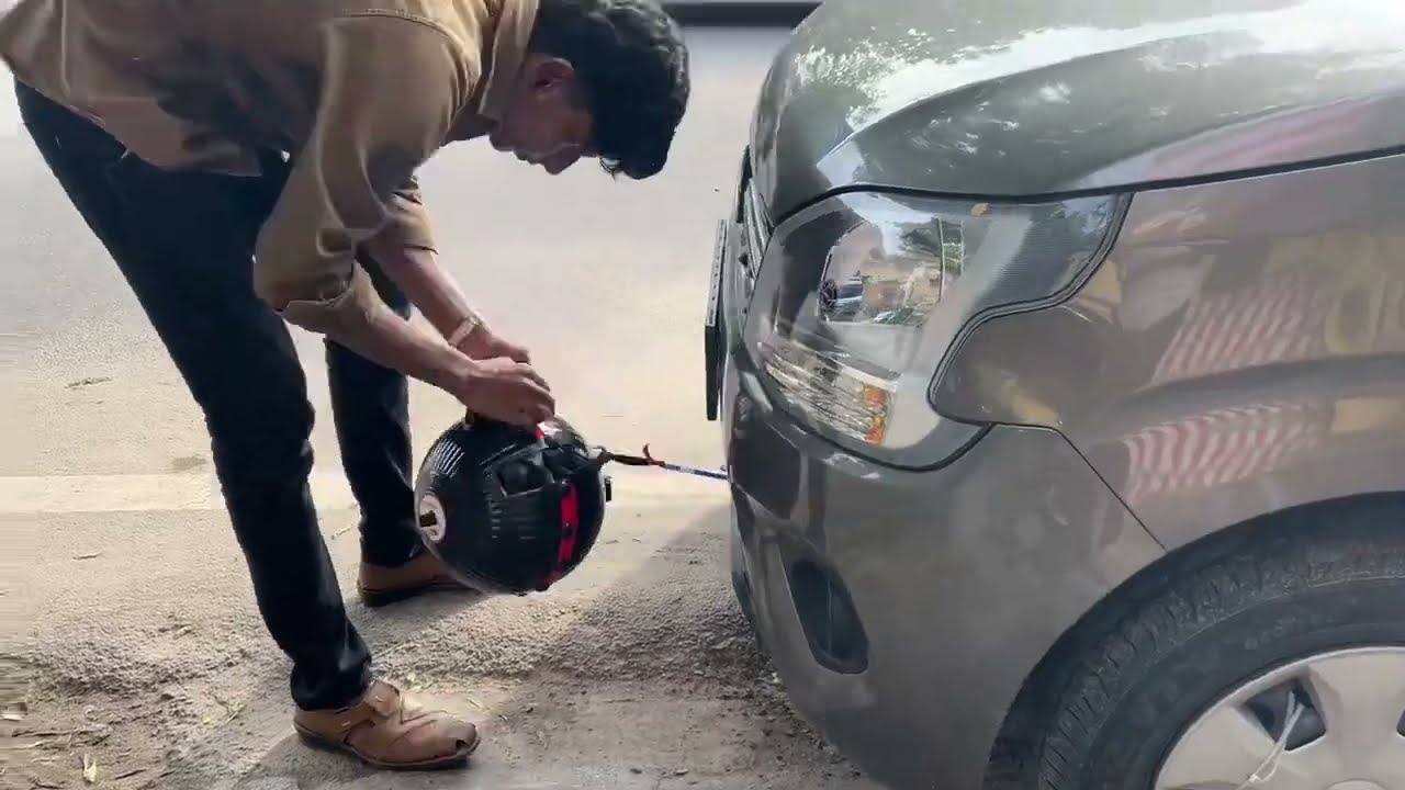 Semi Automatic & Portable Car Cover - Installation