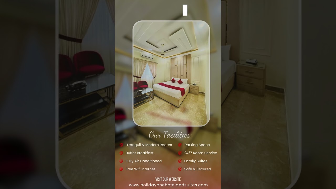 BEST GUEST HOUSE IN KARACHI-HOLIDAY ONE HOTEL AND SUITES.. #holiday #one  #krachi #ytshorts #reels