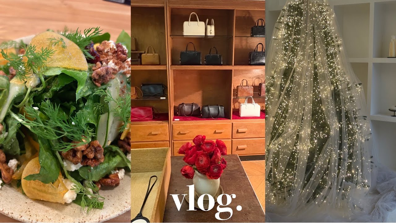 직장인 vlog | 매일매일 야근택시....🚖 • 김창열 작가 전시(국립현대미술관) • 안국역 리와인드 서울☕️ • 코엑스 크리스마스 트리🎄 • 투이에 쇼룸 👜