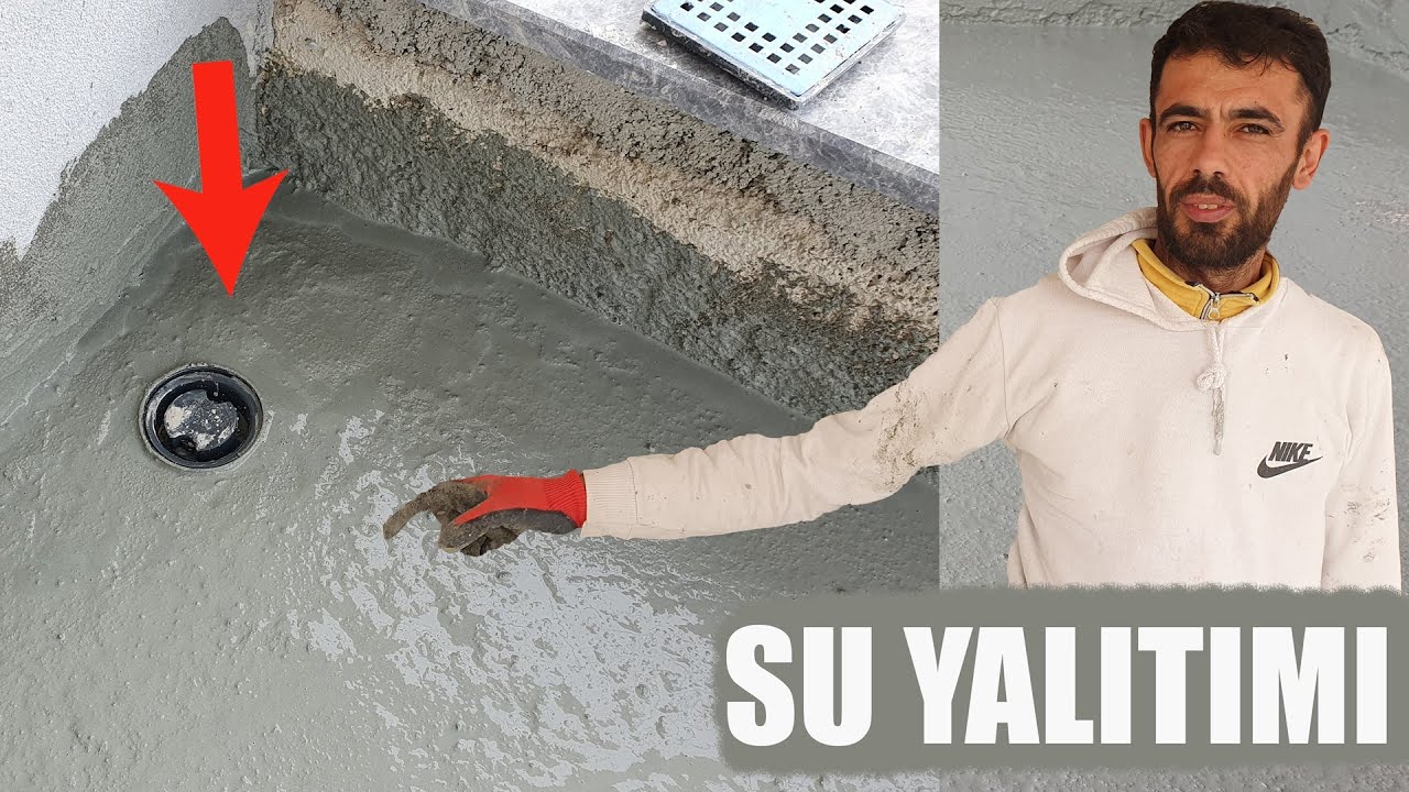 Su Yalıtımı NASIL Yapılır !! Banyo tuvalet balkon mutfak ! SUAT USTA