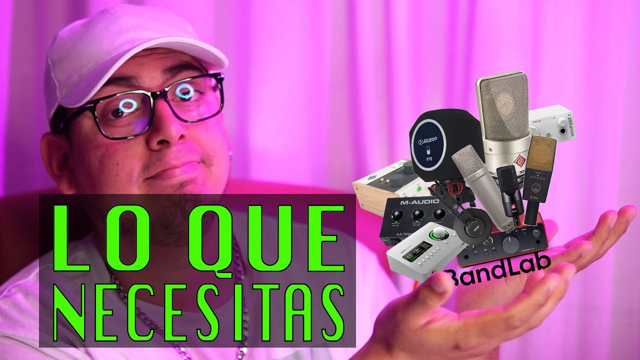 Equipos para grabar voces profesionales | Grabar voces profesionales|Interface de audio Micrófono 🎙️