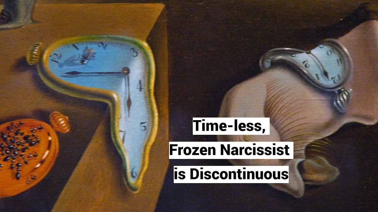 Time-less, Frozen Narcissist is Discontinuous