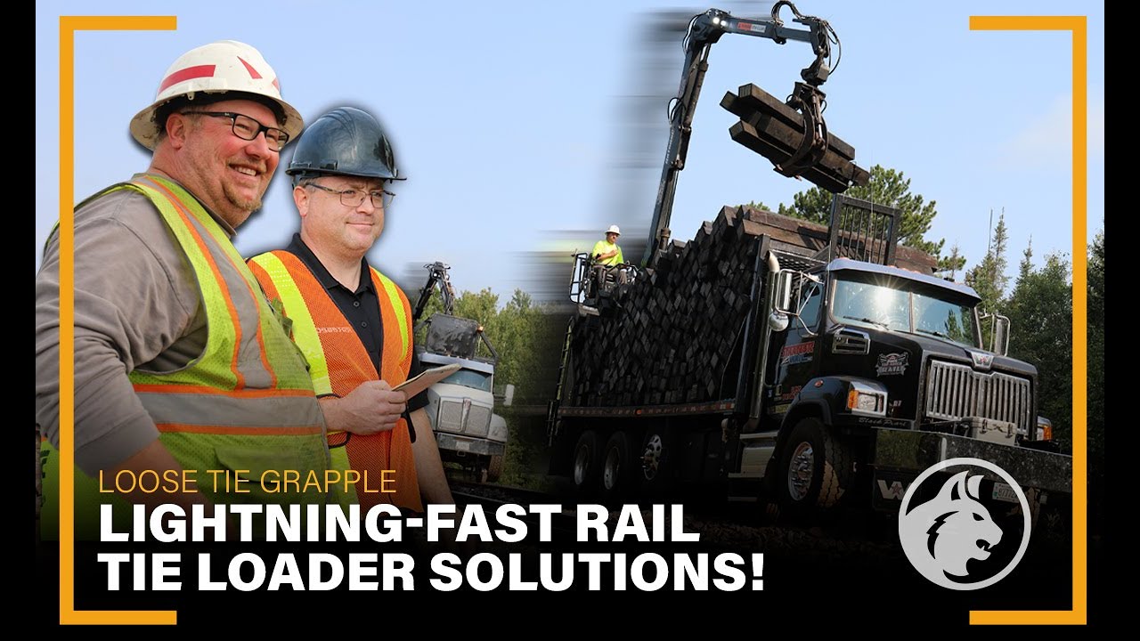 Lightning-Fast Rail Tie Loader Solutions | Rotobec