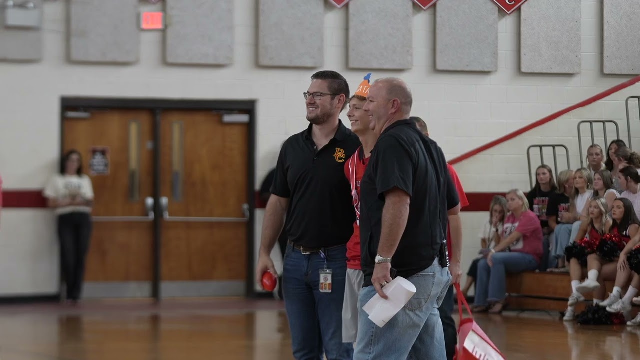 BCHS Pep Rally 9/12/25 Homecoming Court Announcement