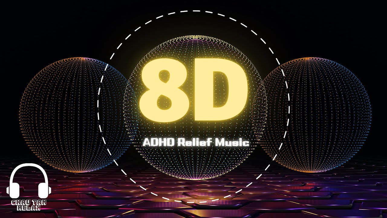 [8D AUDIO] ADHD Music | Deep Focus Music with Bass Pulsation | Study Music