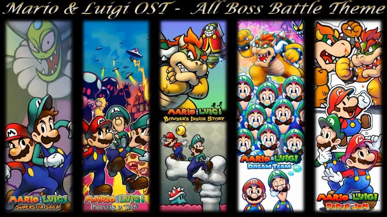 Mario & Luigi OST - All Boss Battle Theme (2003 ~ 2019)