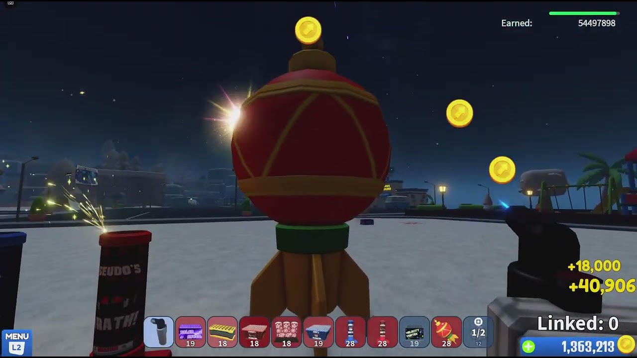 Big chaos in fireworks playground!