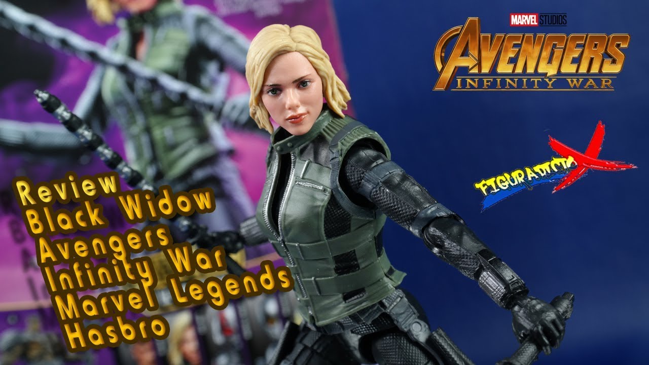 Review Black Widow Avengers Infinity War Marvel Legends Cull Obsidian BAF 2018 Revision Español