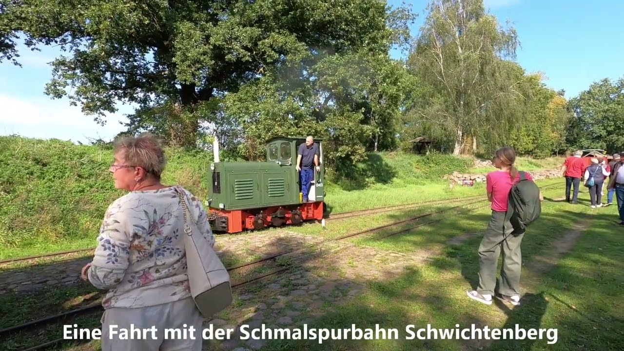 Eine Fahrt mit der Schmalspurbahn Schwichtenberg