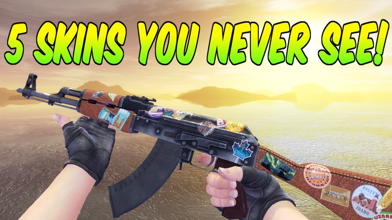 CS:GO - 5 Skins You NEVER See Today! (2019)