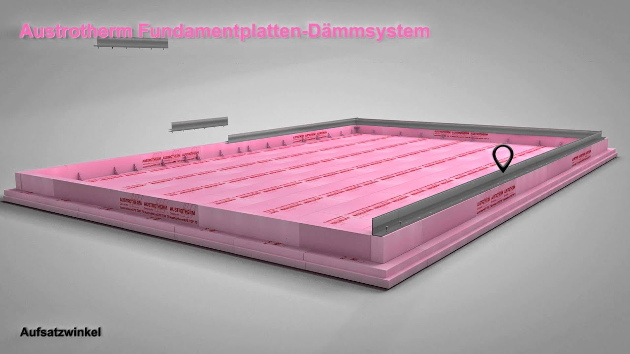 Austrotherm Fundamentplatten Dämmsystem - Anwendung