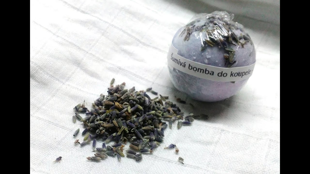Šumivé bomby se sušeným levandulovým květem (video návod)
