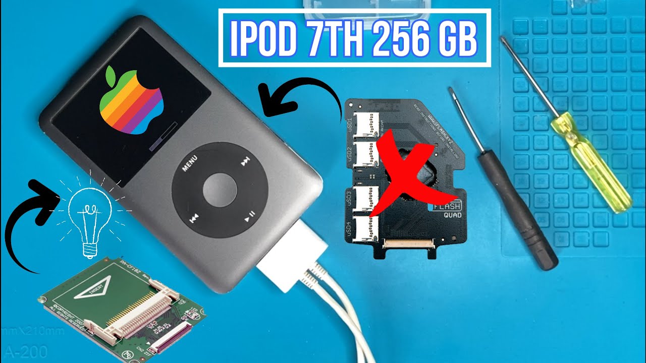 The ULTIMATE iPod Classic 7th gen 256Gb Flashmod